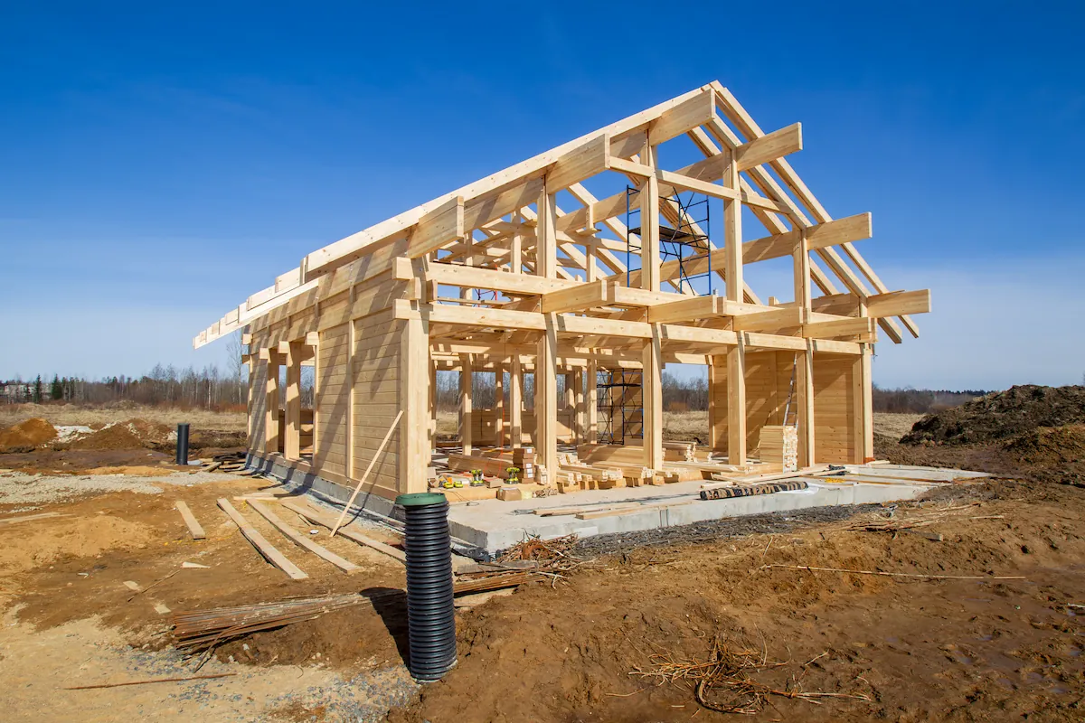 Ground-up construction project in Los Angeles—new home build